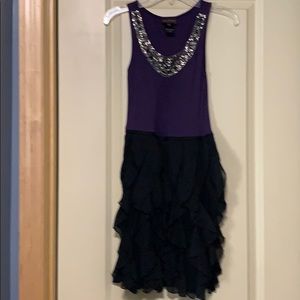 Ruffle bottom dress
